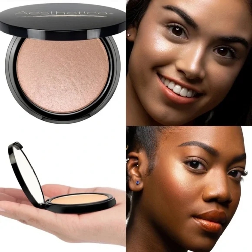 Aesthetica Combo- Bronzer + Highlight NWT
